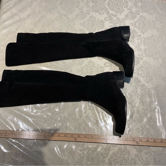 Stuart Weitzman Black Heeled Boots